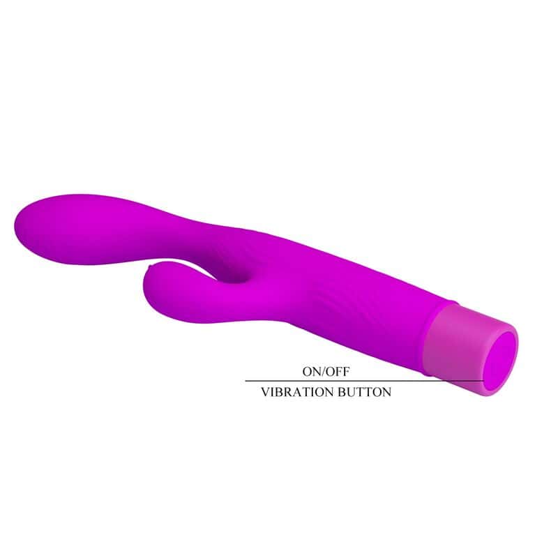 PRETTY LOVE - JENE VIBRATEUR À DOUBLE STIMULATION POINT G ET CLITORIAL VIOLET – Image 5