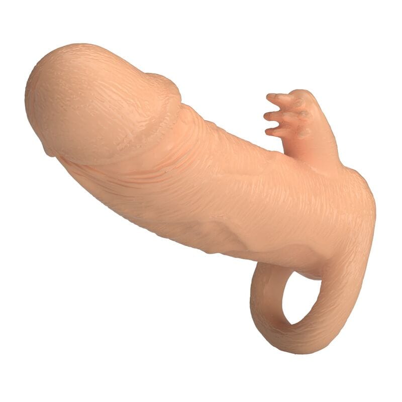 PRETTY LOVE - MANCHON D'EXTENSION PÉNIENNE RODERIC 13 CM Ø 3,8 CM NATUREL – Image 5