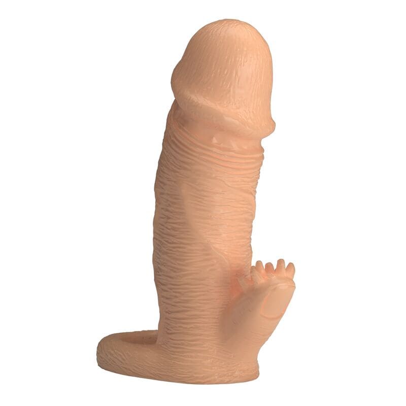 PRETTY LOVE - MANCHON D'EXTENSION PÉNIENNE RODERIC 13 CM Ø 3,8 CM NATUREL – Image 2
