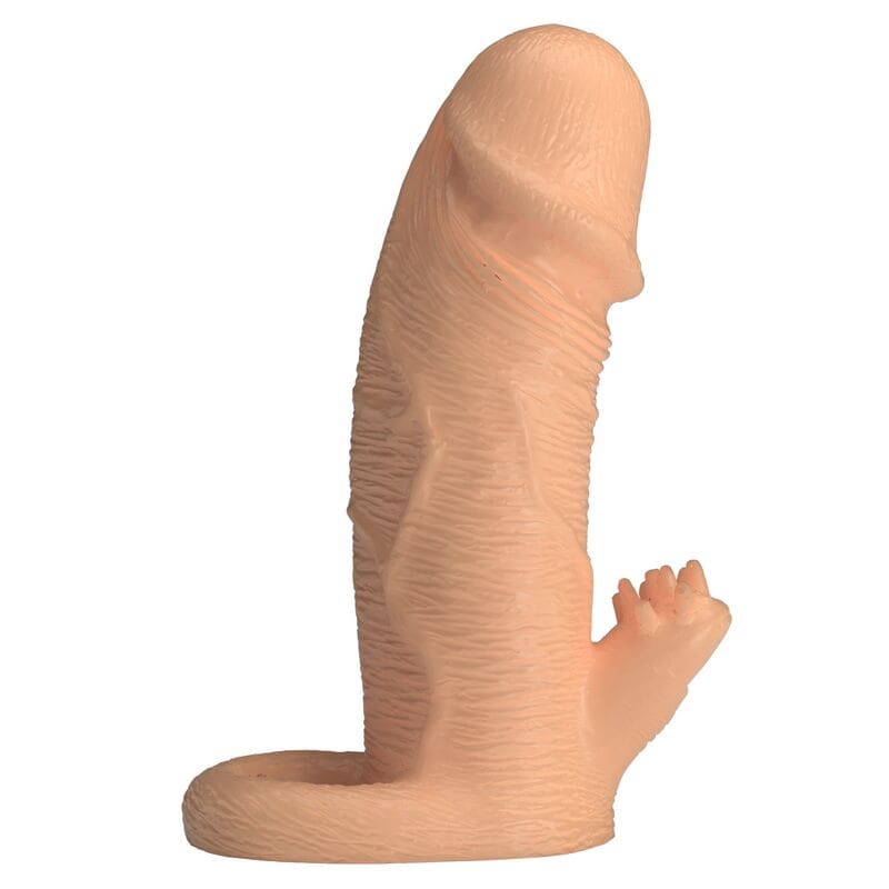 PRETTY LOVE - MANCHON D'EXTENSION PÉNIENNE RODERIC 13 CM Ø 3,8 CM NATUREL – Image 3