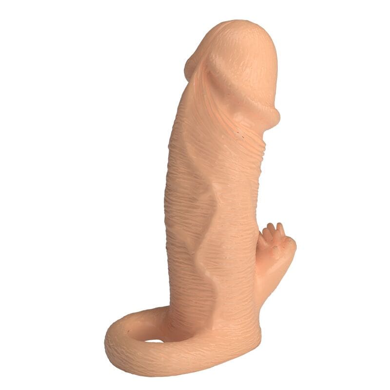 PRETTY LOVE - MANCHON D'EXTENSION PÉNIENNE RODERIC 13 CM Ø 3,8 CM NATUREL – Image 4