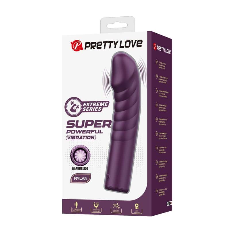 PRETTY LOVE - VIBRATEUR RECHARGEABLE RYLAND 10 FONCTIONS VIOLET – Image 2