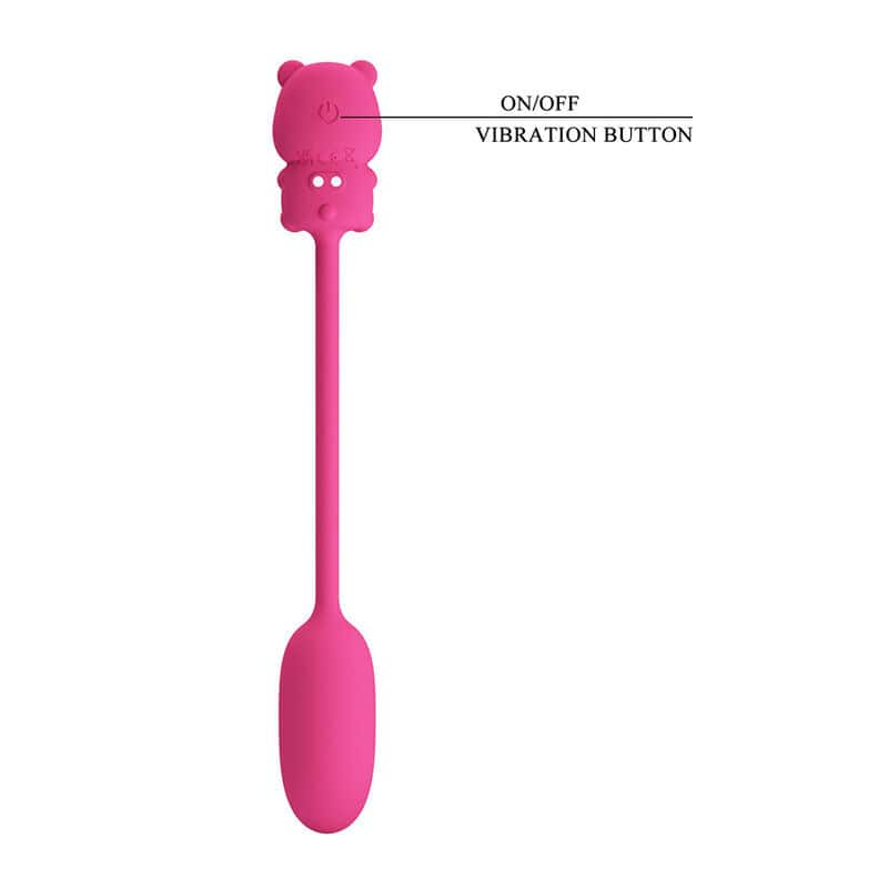 PRETTY LOVE - VIBRATEUR BALLE RECHARGEABLE OLSON AVEC TÉLÉCOMMANDE FILAIRE ROSE – Image 5