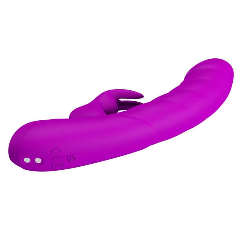 PRETTY LOVE - MONICA VIBRATEUR RECHARGEABLE À DOUBLE STIMULATION POINT G ET CLITORIAL VIOLET – Image 5