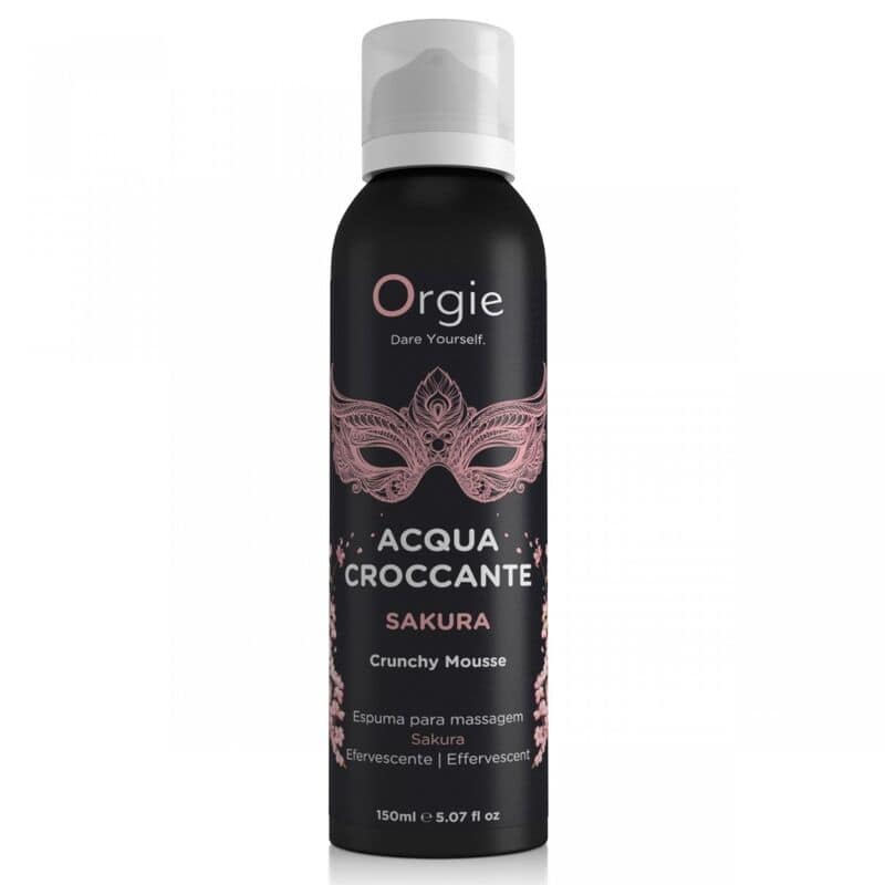 ORGIE - MOUSSE DE MASSAGE CROQUANTE ACQUA CROCCANTE SAKURA 150 ML – Image 2