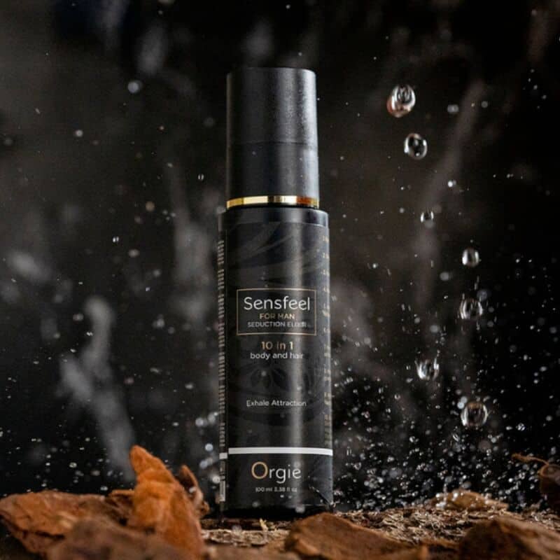 ORGIE - SENSFEEL POUR HOMME ÉLIXIR DE SÉDUCTION 10 EN 1 CORPS ET CHEVEUX 100 ML – Image 3