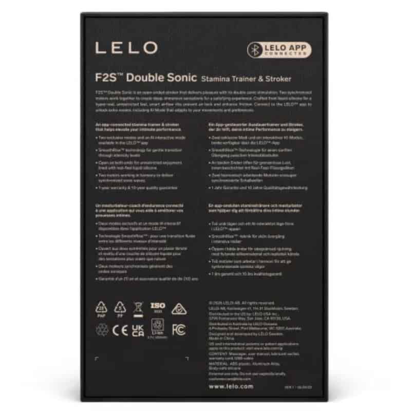 LELO - F2S DOUBLE SONIC STROPHEUR HOMME AVEC DOUBLE STIMULATION SONIQUE TEAR – Image 5