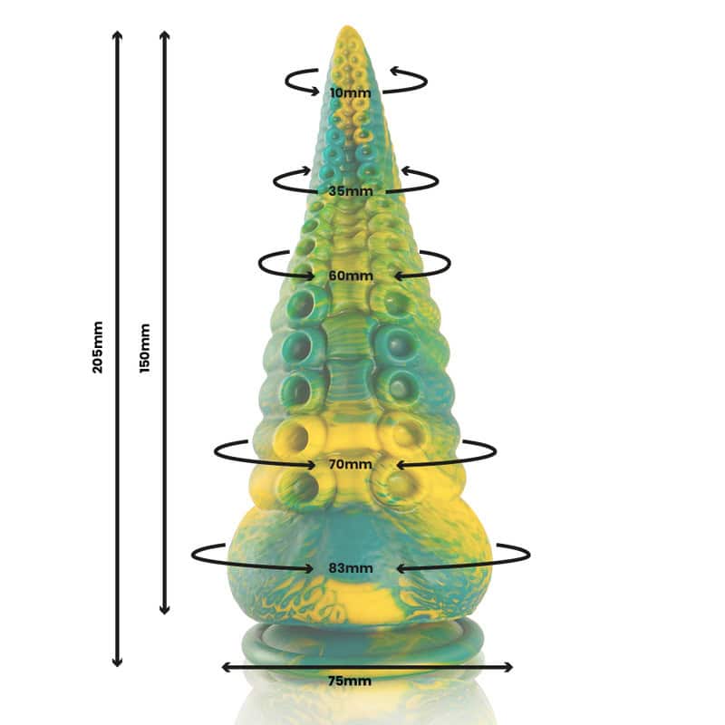 EPIC - GODEMICHET TENTACULE VERT CETUS GRANDE TAILLE – Image 4