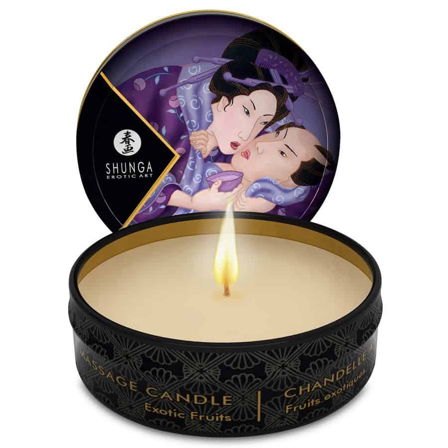 SHUNGA - MINI CARESSE À LA BOUGIE PRÉSENTOIR BOUGIES DE MASSAGE 24 UNITÉS – Image 3