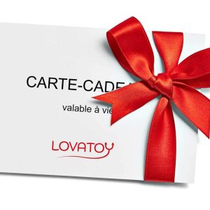 carte cadeau blanche avec ruban rouge lovatoy